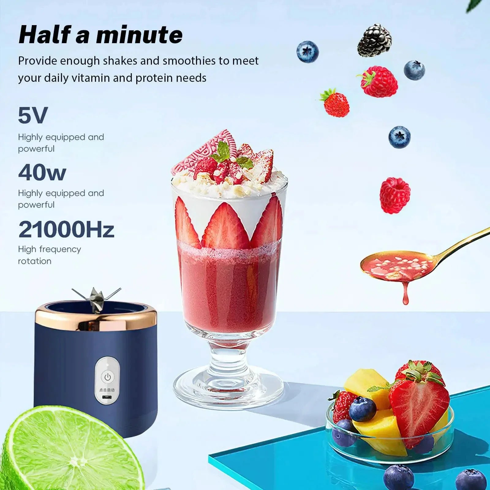 Portable Electric Mini Juicer