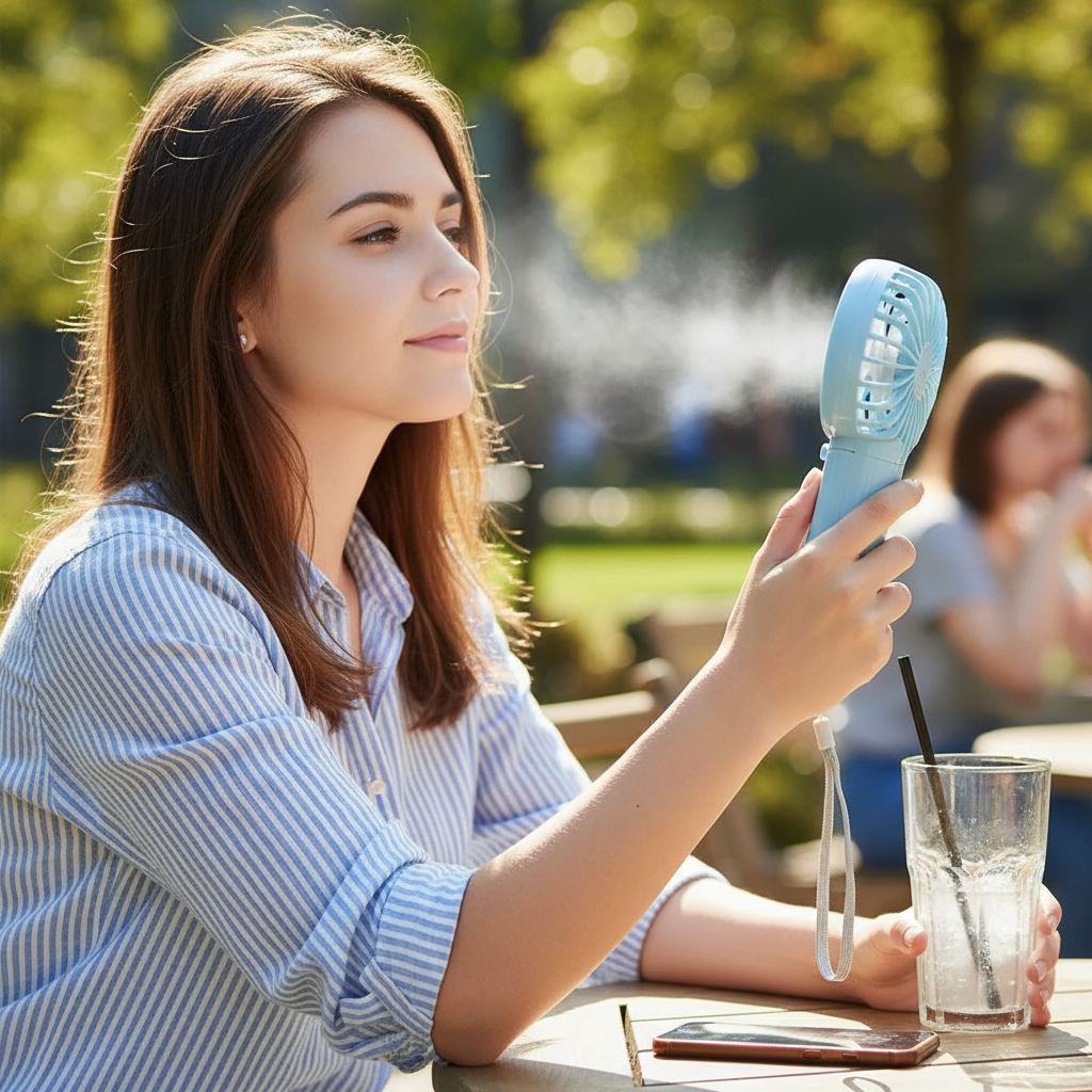 Portable Rechargeable Cooling Fan